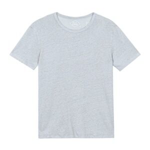 Alex Crane Sun Tee Steel Blue Gray Linen Knit Short Sleeve Knit XL